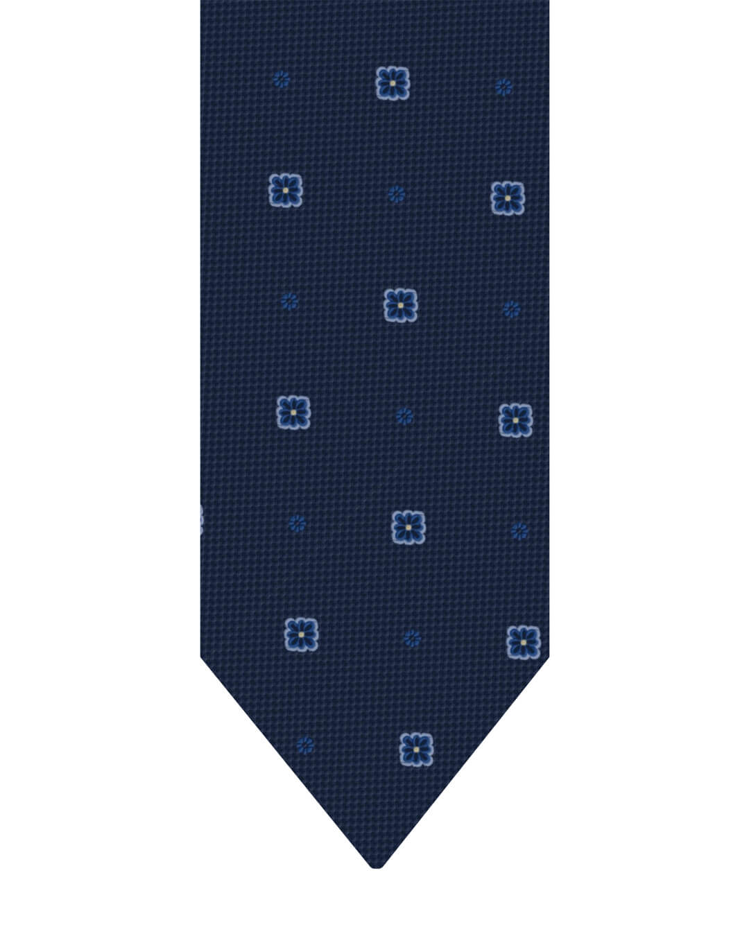 Gagliardi Ties ONE Gagliardi Blue Basketweave Motif Italian Silk Tie