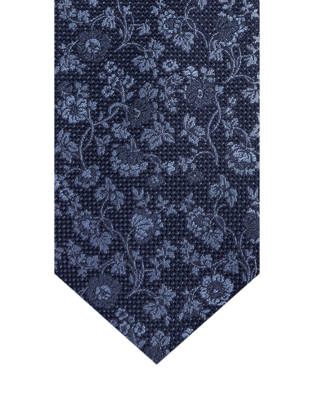 Gagliardi Ties ONE Gagliardi Blue Floral Italian Silk Tie