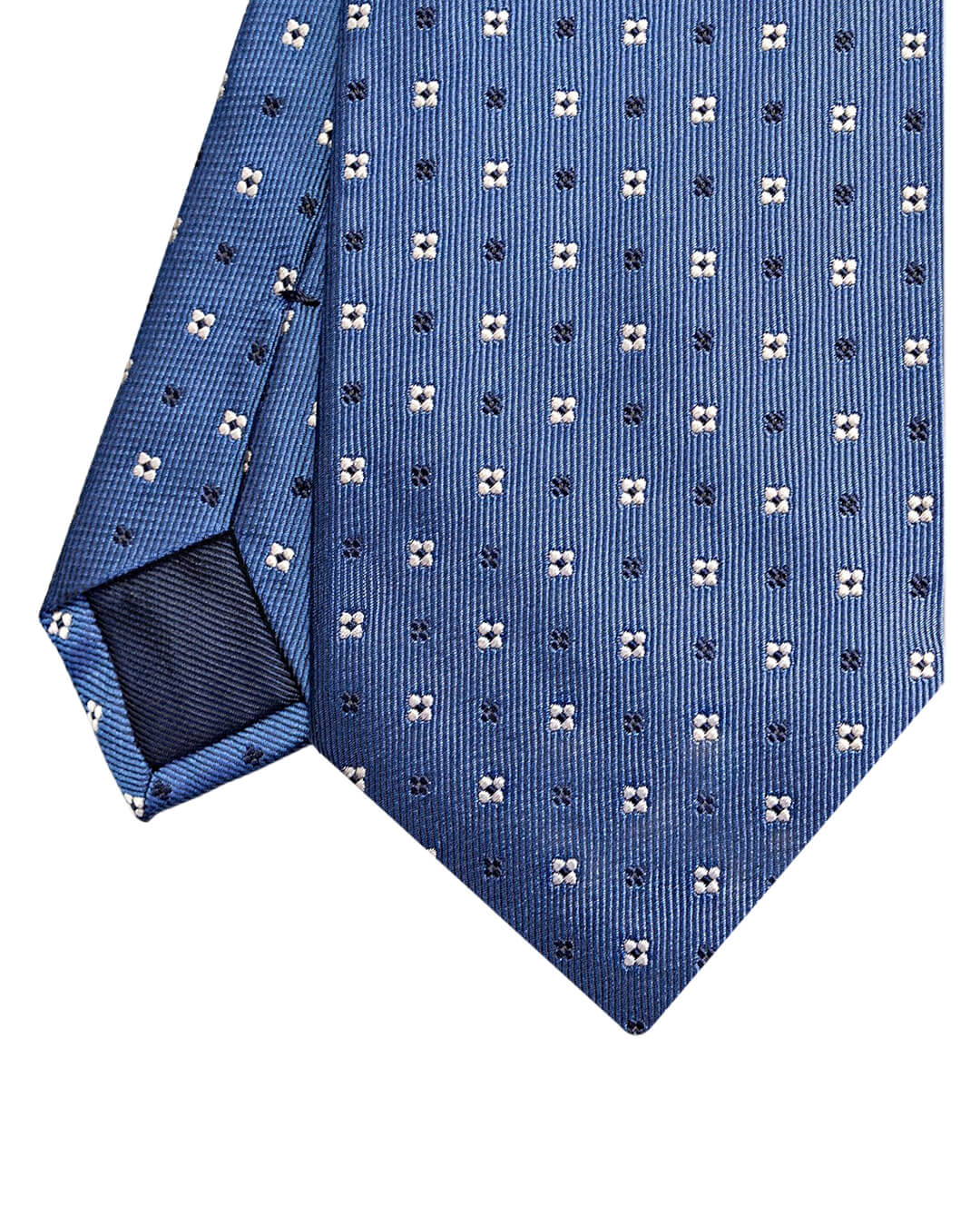 Gagliardi Ties One Size Gagliardi Blue Mini Floral Italian Silk Tie