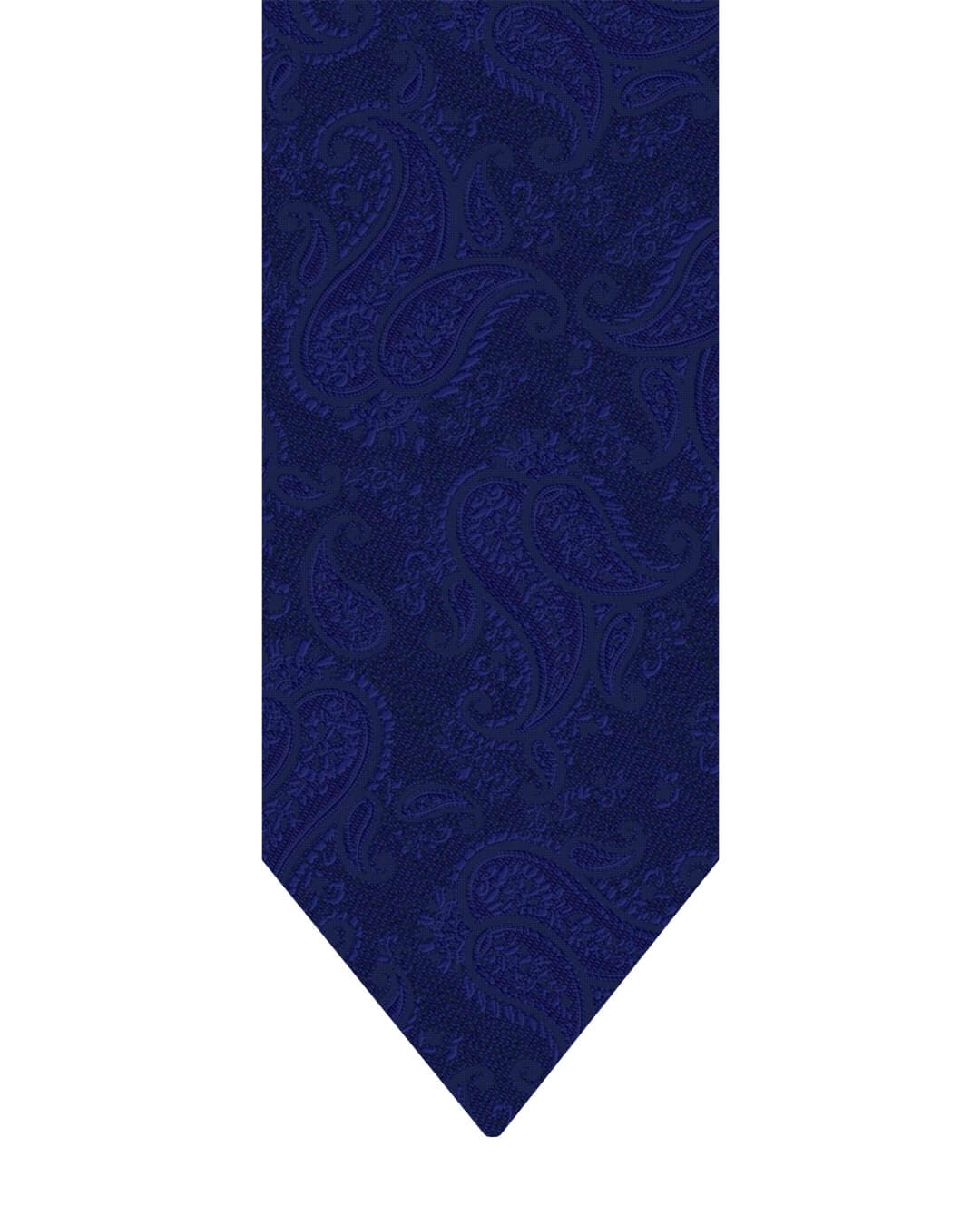 Gagliardi Ties ONE Gagliardi Blue Tonal Paisley Italian Silk Tie