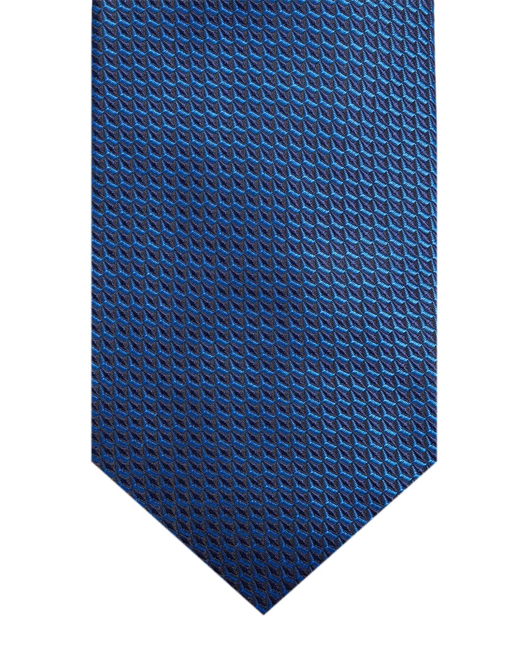 Gagliardi Ties One Size Gagliardi Blue Waves Italian Silk Tie