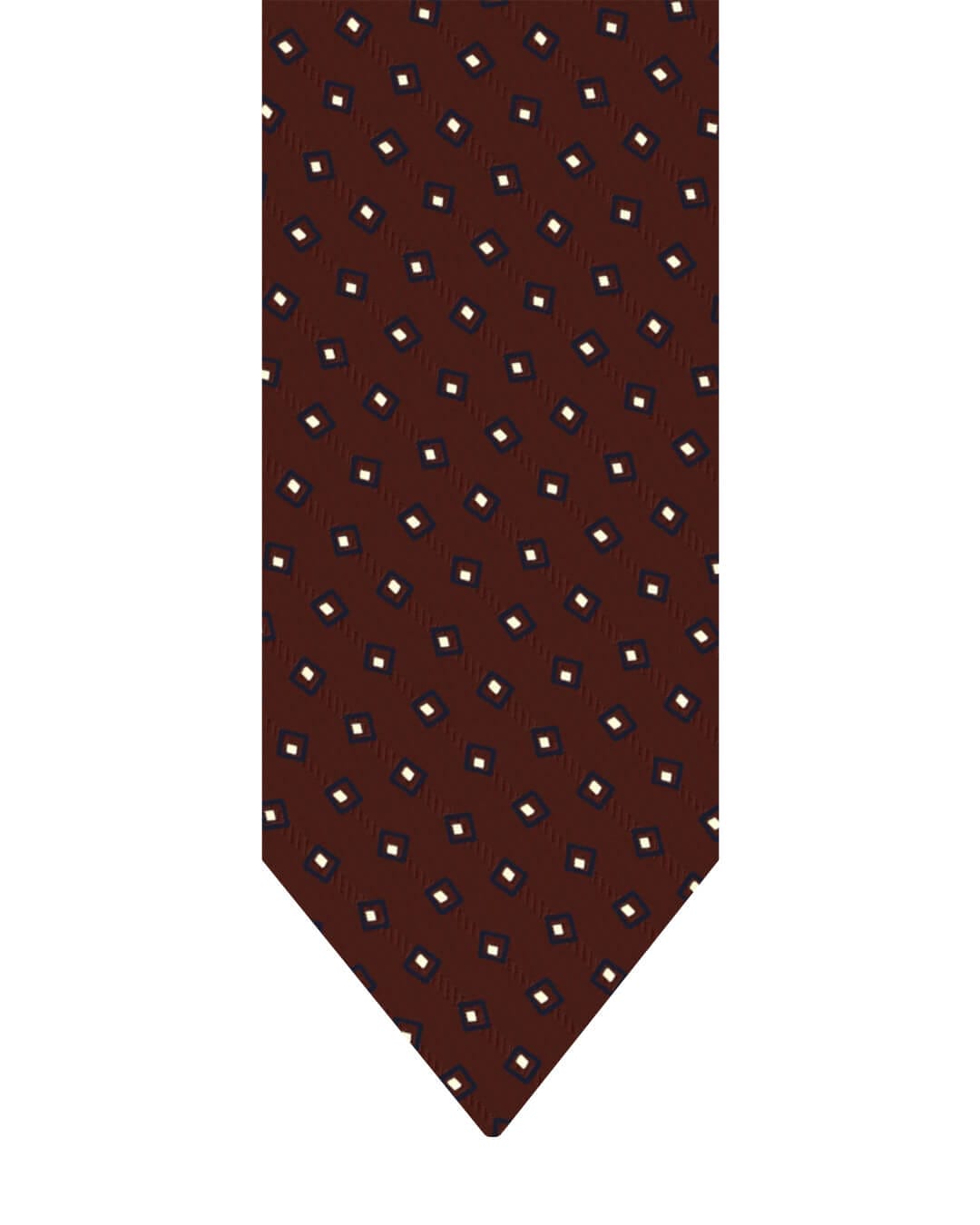 Gagliardi Ties ONE Gagliardi Brown Double Box Italian Silk Tie