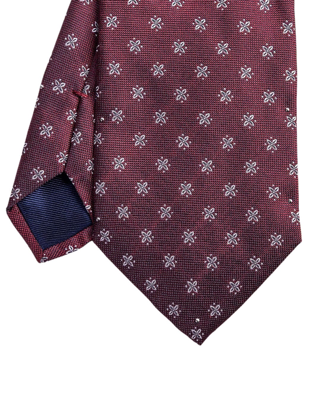 Gagliardi Ties ONE Gagliardi Burgundy Cross Italian Silk Tie