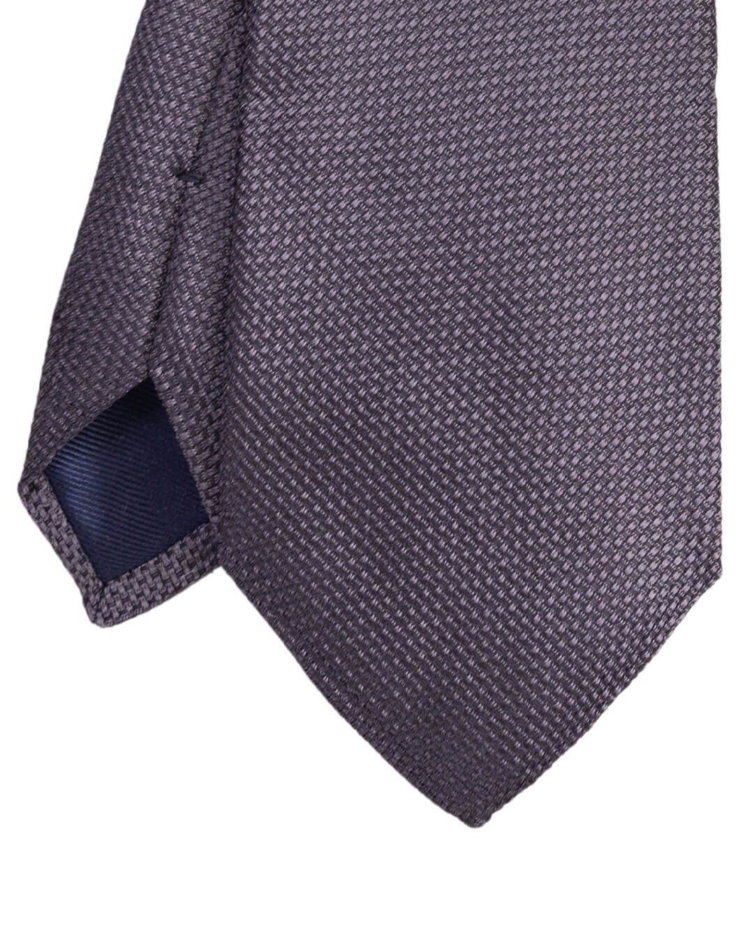 Gagliardi Ties ONE Gagliardi Charcoal Basketweave Italian Silk Tie