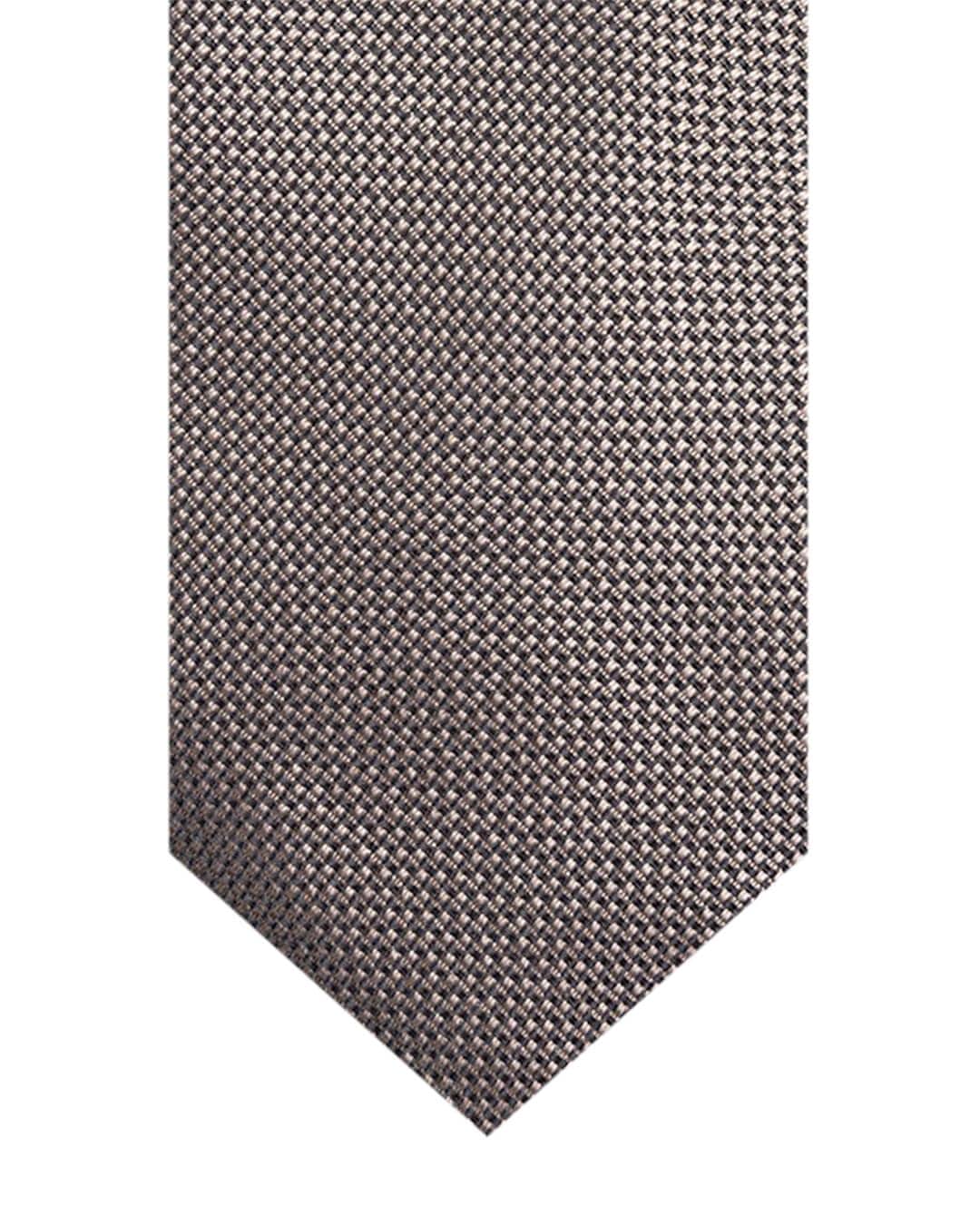 Gagliardi Ties One Size Gagliardi Gold Basketweave Italian Silk Skinny Tie