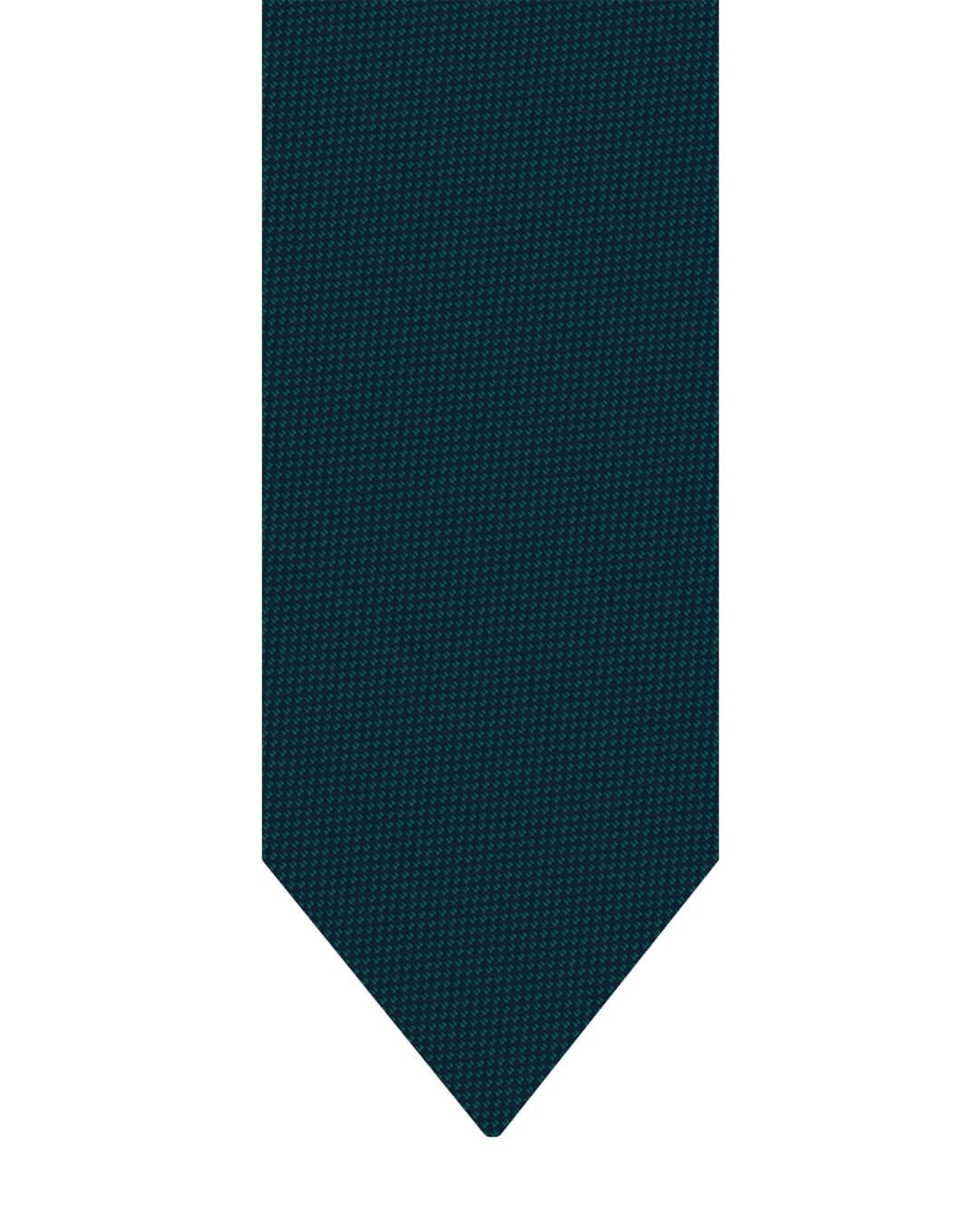 Gagliardi Ties ONE Gagliardi Green Basketweave Italian Shantung Silk Tie