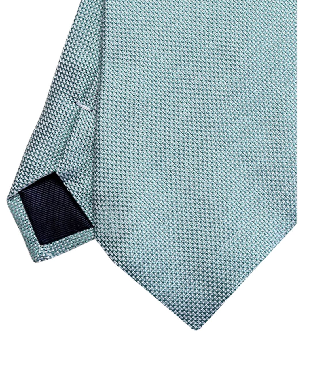 Gagliardi Ties One Size Gagliardi Green Basketweave Italian Silk Tie