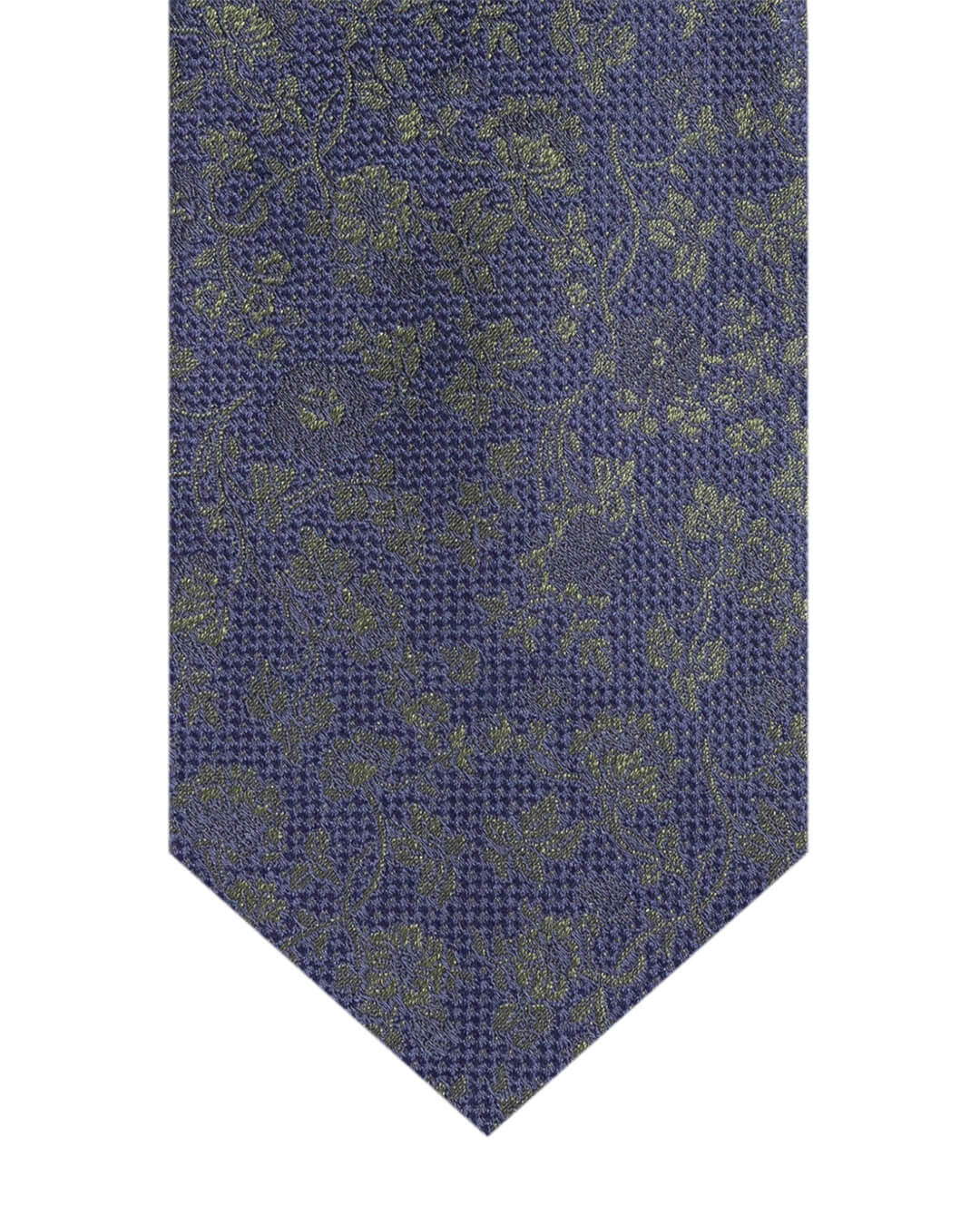 Gagliardi Ties ONE Gagliardi Green Floral Italian Silk Tie