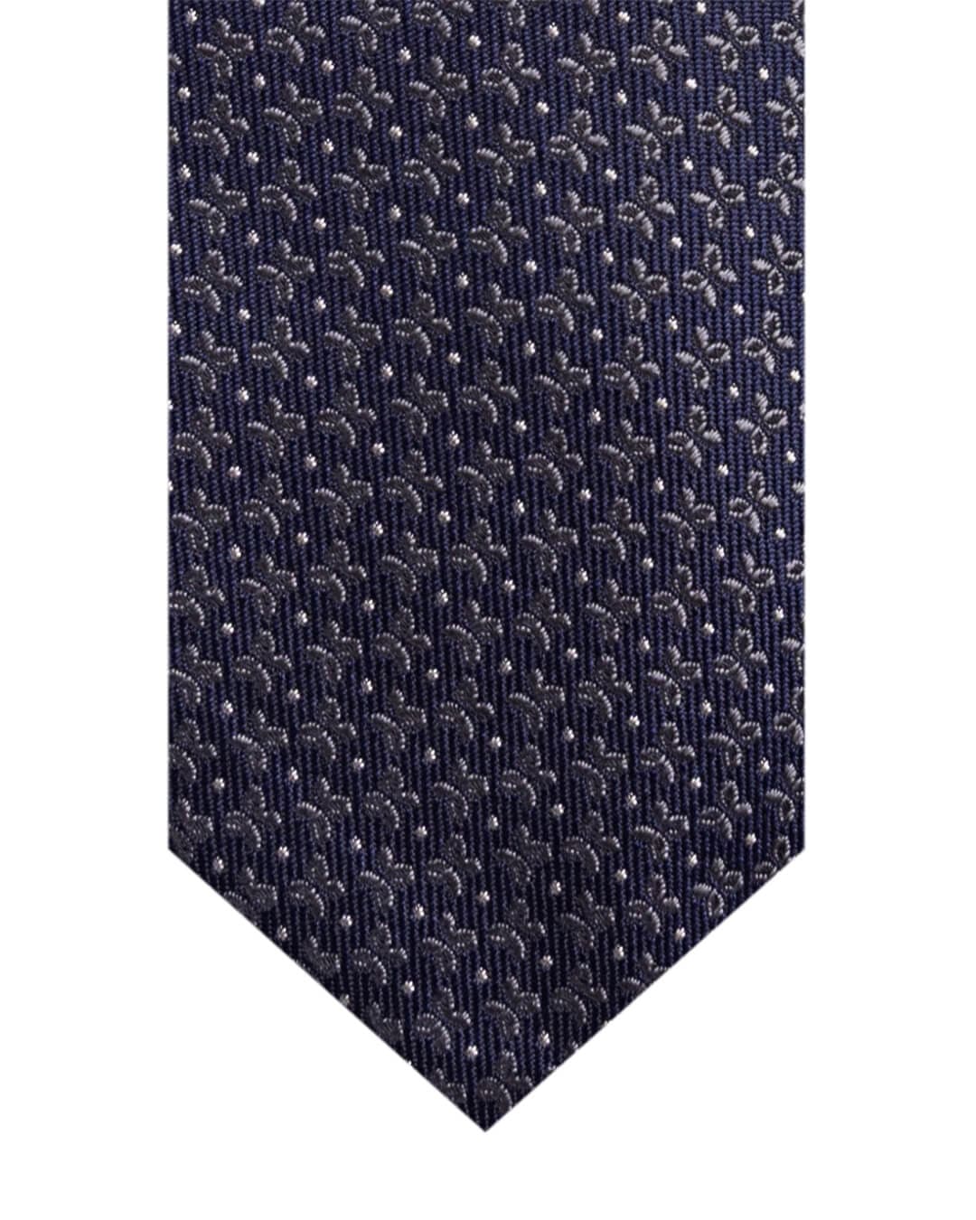 Gagliardi Ties ONE Gagliardi Grey Bows Italian Silk Skinny Tie