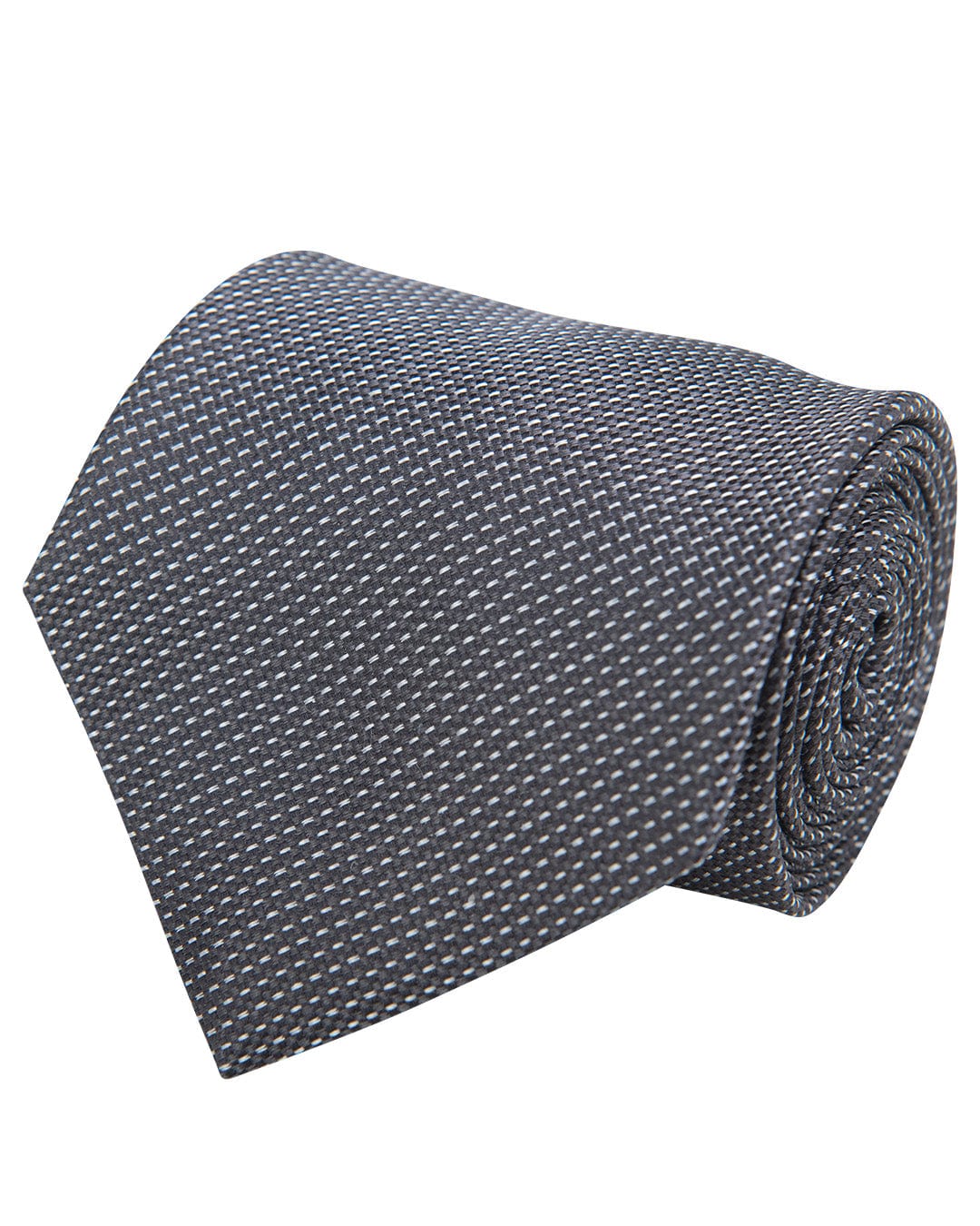 Gagliardi Ties ONE Gagliardi Grey Pindot Weave Italian Silk Tie