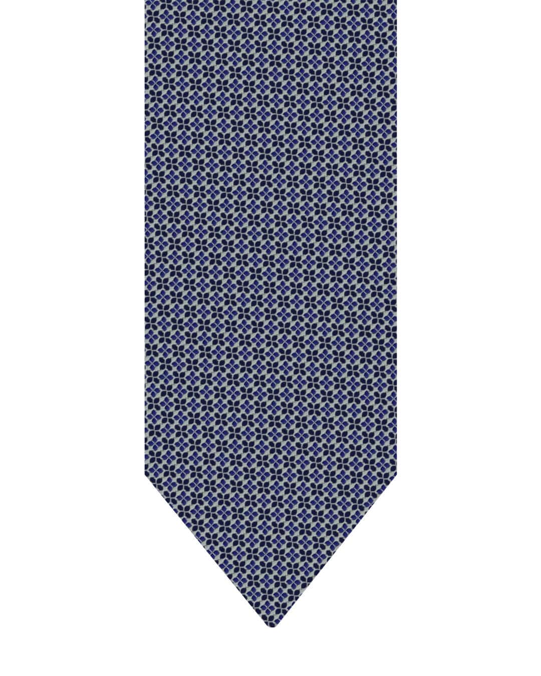 Gagliardi Ties ONE Gagliardi Grey Tessellated Italian Silk Tie