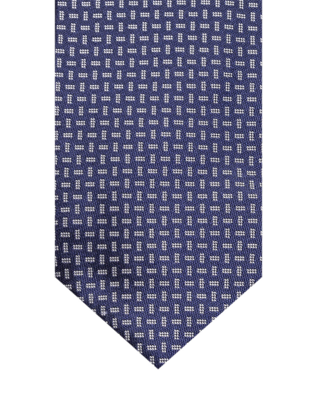 Gagliardi Ties One Size Gagliardi Navy Dotted Rectangle Italian Silk Tie