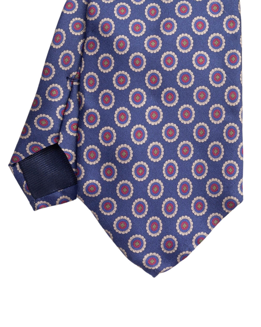 Gagliardi Ties ONE Gagliardi Navy Floral Print Italian Silk Tie