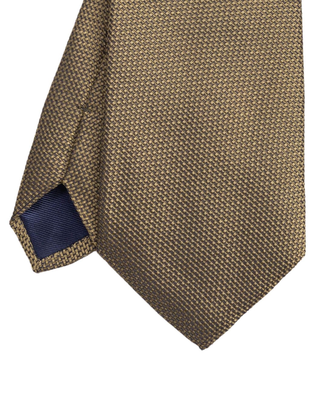 Gagliardi Ties ONE Gagliardi Olive Basketweave Italian Silk Tie