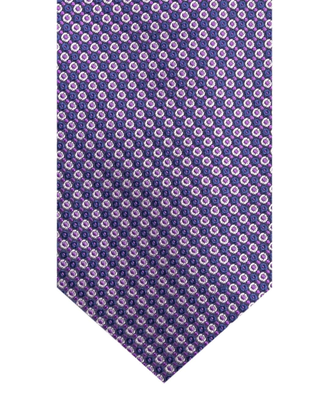 Gagliardi Ties ONE Gagliardi Pink Circles Italian Silk Tie