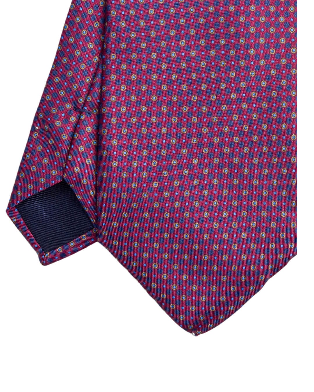 Gagliardi Ties ONE Gagliardi Pink Circles Print Italian Silk Tie