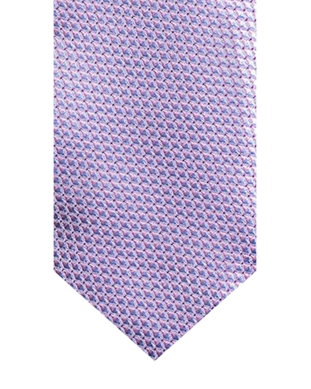 Gagliardi Ties One Size Gagliardi Pink Diamond Weave Italian Silk Skinny Tie