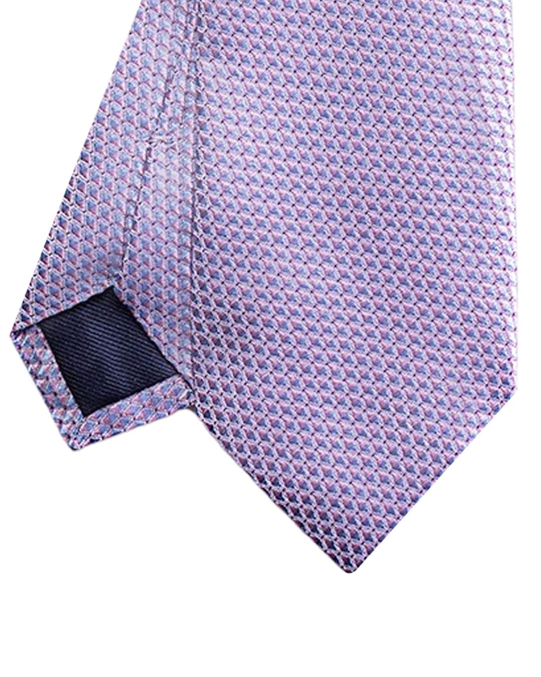 Gagliardi Ties One Size Gagliardi Pink Diamond Weave Italian Silk Skinny Tie