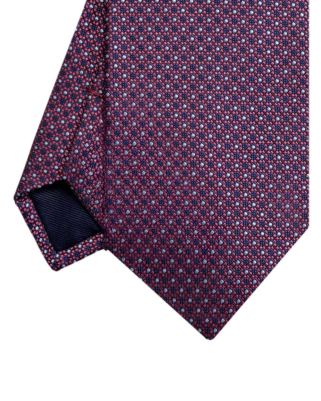 Gagliardi Ties One Size Gagliardi Pink Geometric Italian Silk Tie