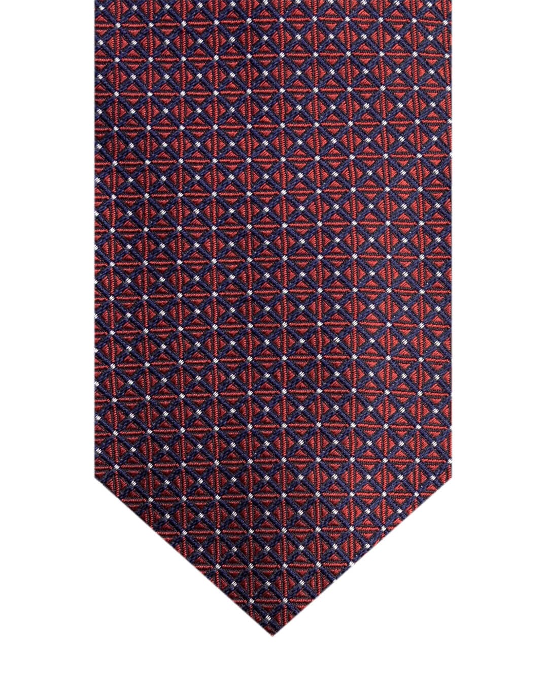 Gagliardi Ties ONE Gagliardi Red Boxes Italian Silk Tie