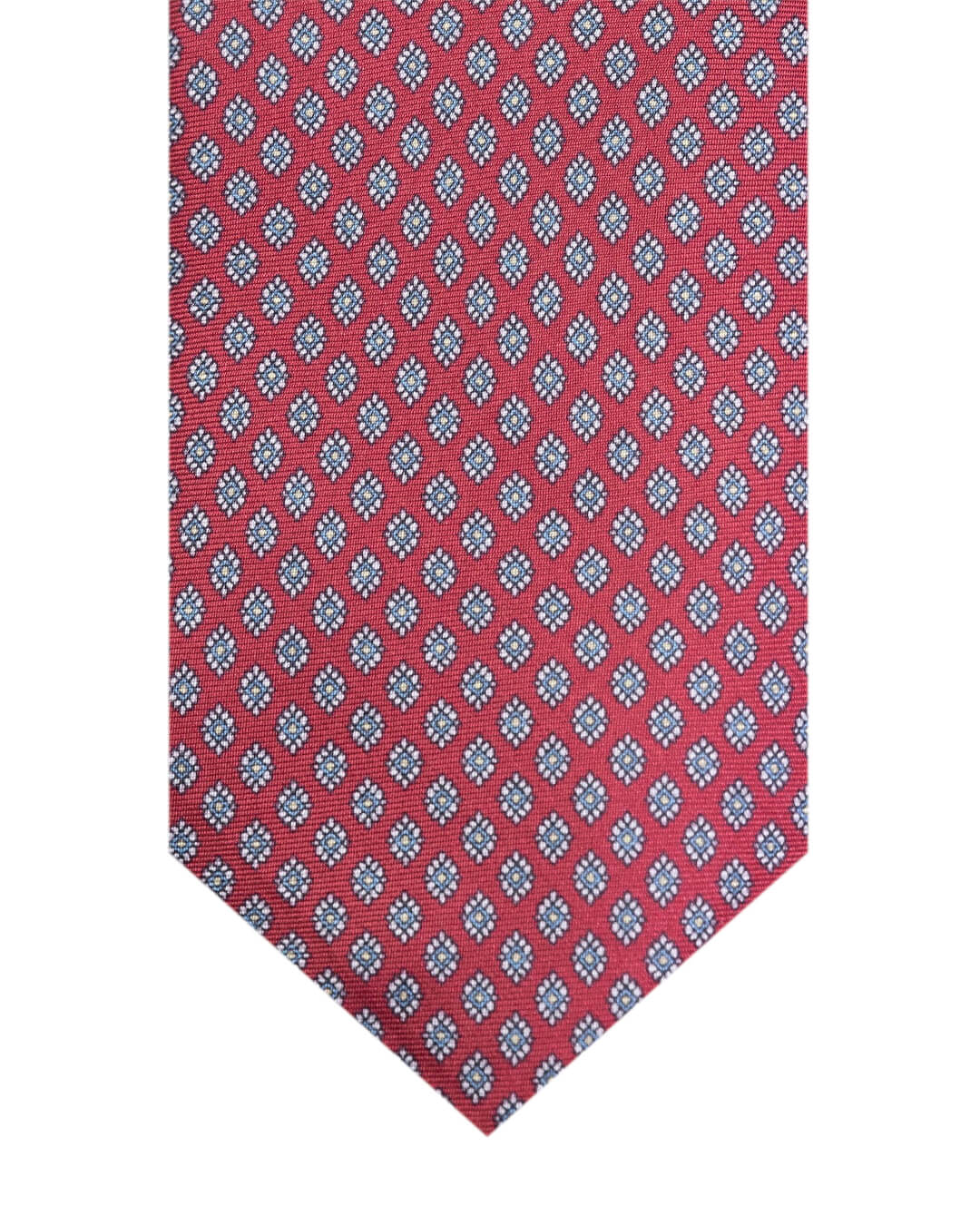 Gagliardi Ties One Size Gagliardi Red Daisy Print Italian Silk Tie
