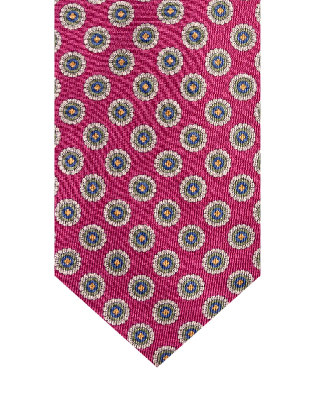 Gagliardi Ties ONE Gagliardi Red Floral Print Italian Silk Tie