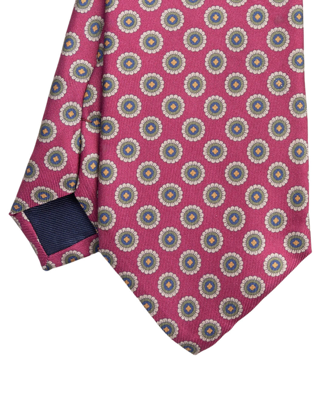 Gagliardi Ties ONE Gagliardi Red Floral Print Italian Silk Tie