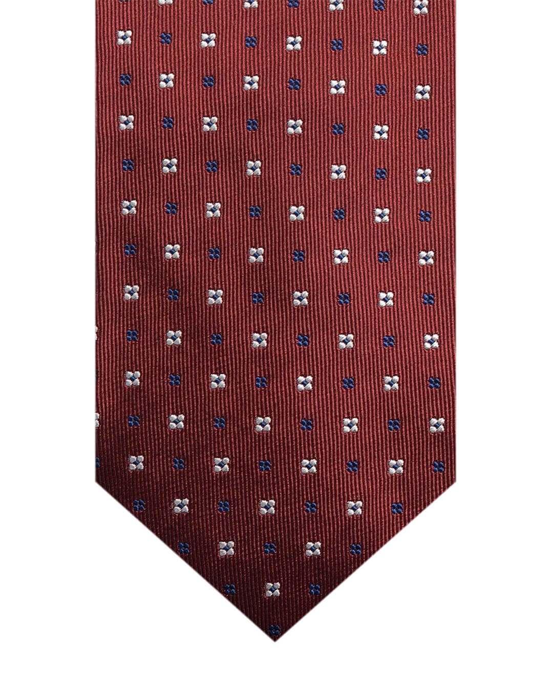 Gagliardi Ties One Size Gagliardi Red Mini Floral Italian Silk Tie