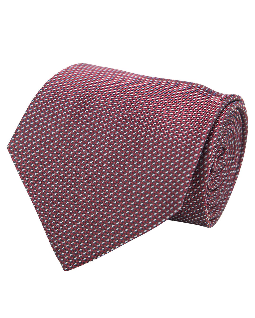 Gagliardi Ties ONE Gagliardi Red Pindot Weave Italian Silk Tie