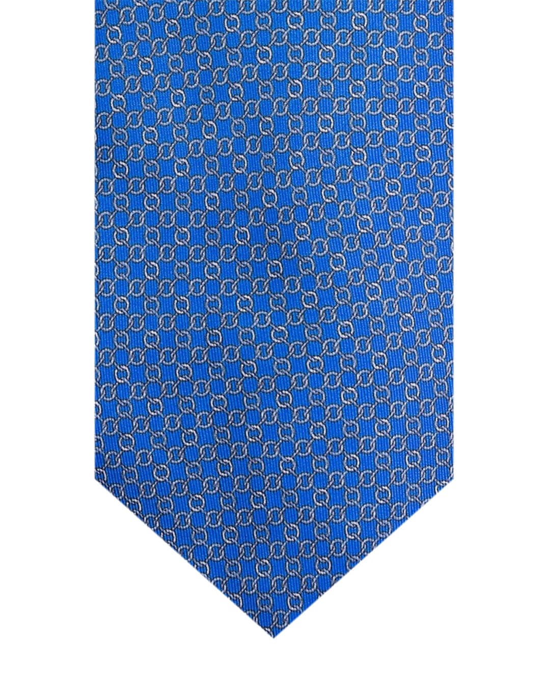Gagliardi Ties One Size Gagliardi Royal Chain Link Italian Silk Tie