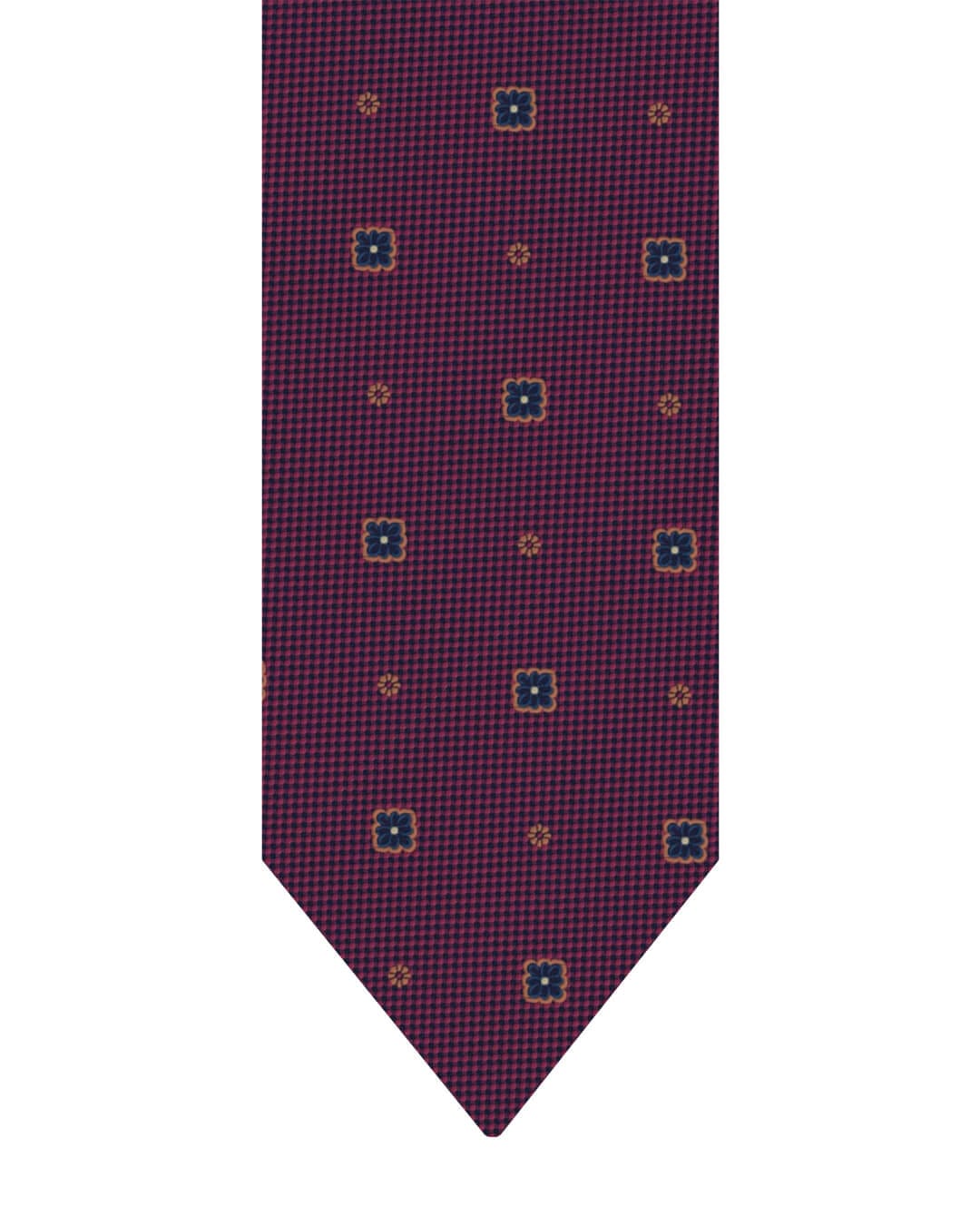 Gagliardi Ties ONE Gagliardi Rust Basketweave Motif Italian Silk Tie