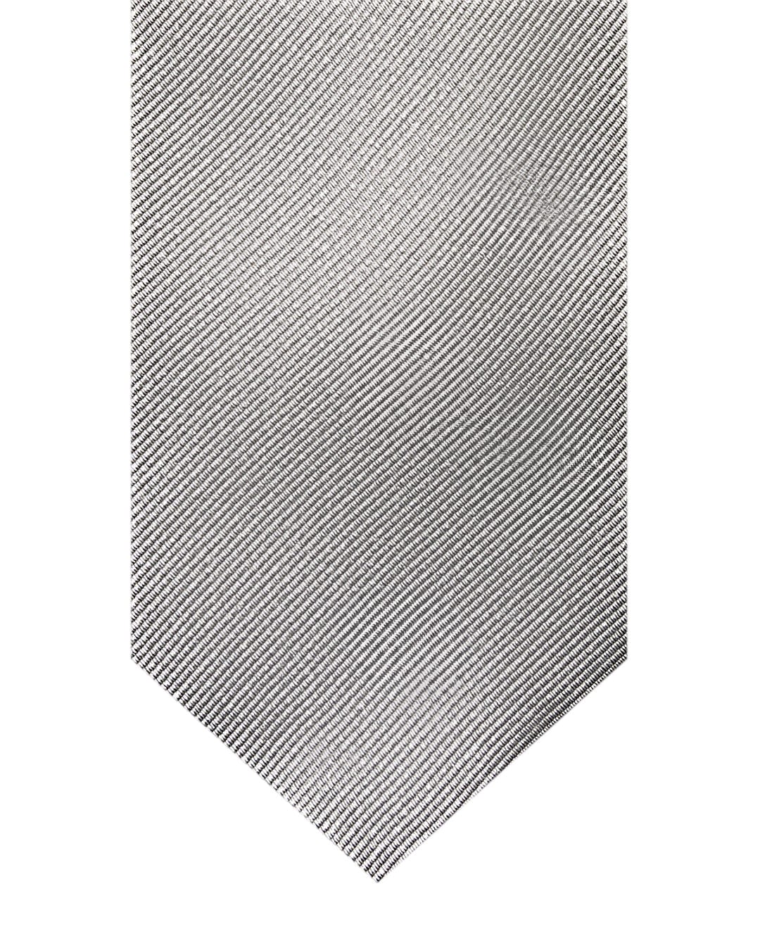 Gagliardi Ties ONE Gagliardi Silver Floral Italian Silk Printed Tie