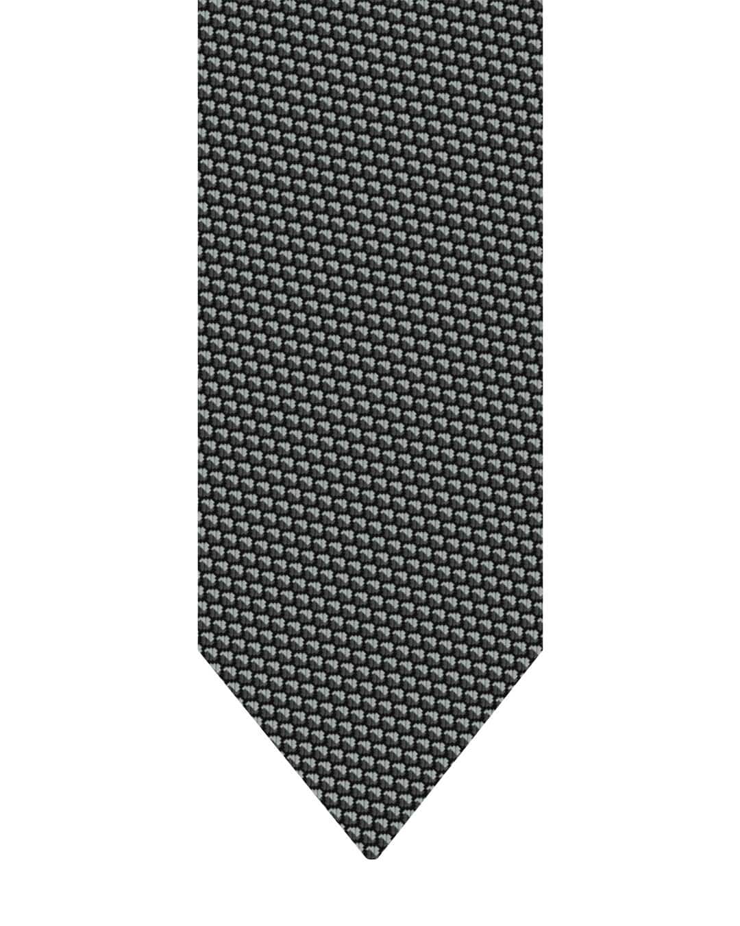 Gagliardi Ties ONE Gagliardi Silver Two-Tone Texture Italian Silk Tie