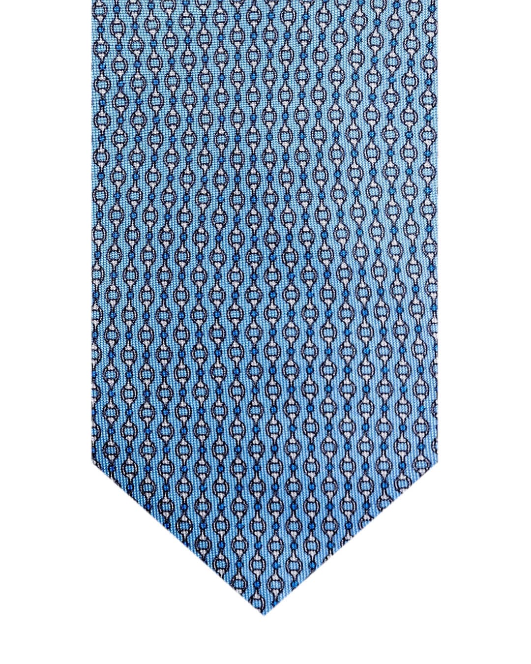 Gagliardi Ties One Size Gagliardi Sky Horse Bit Print Italian Silk Tie