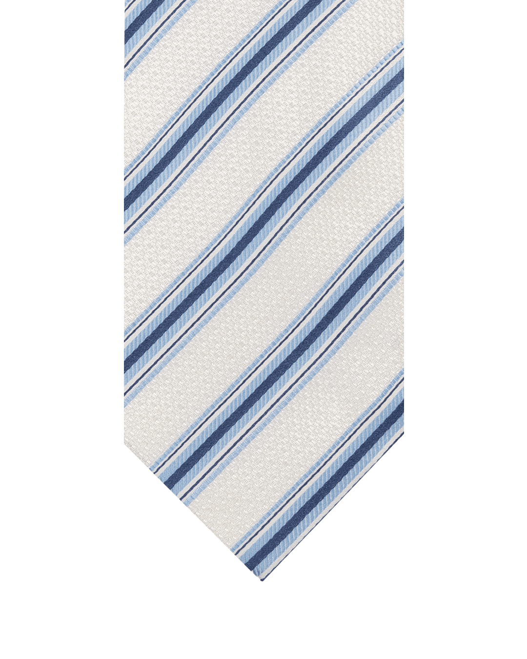 Gagliardi Ties One Size Gagliardi Sky Striped Italian Silk Tie