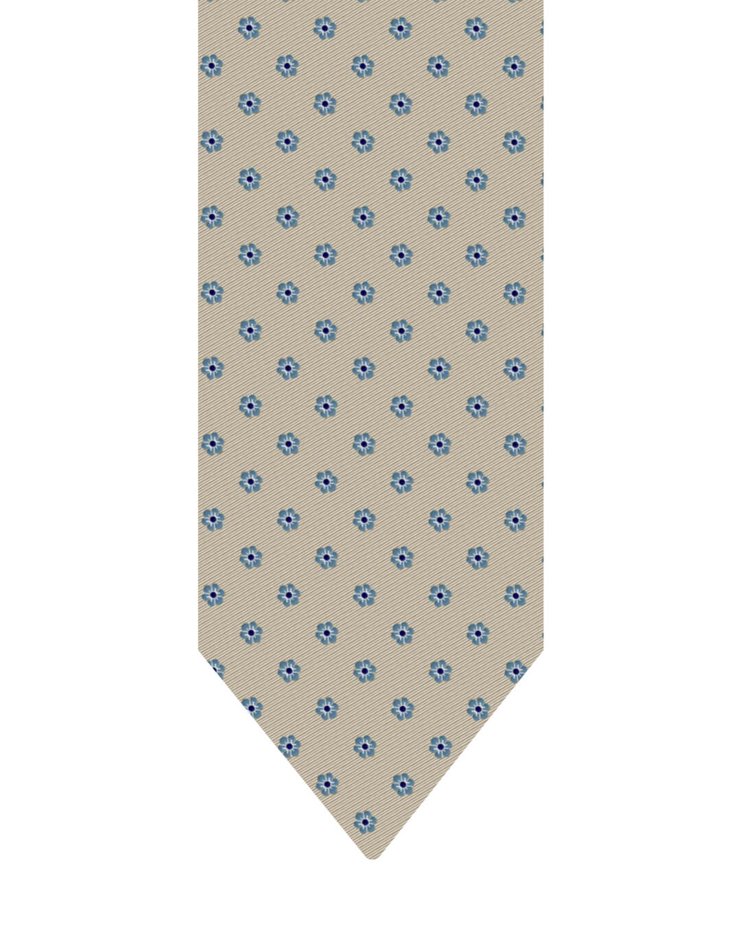 Gagliardi Ties ONE Gagliardi Stone Flower Motif Italian Silk Tie