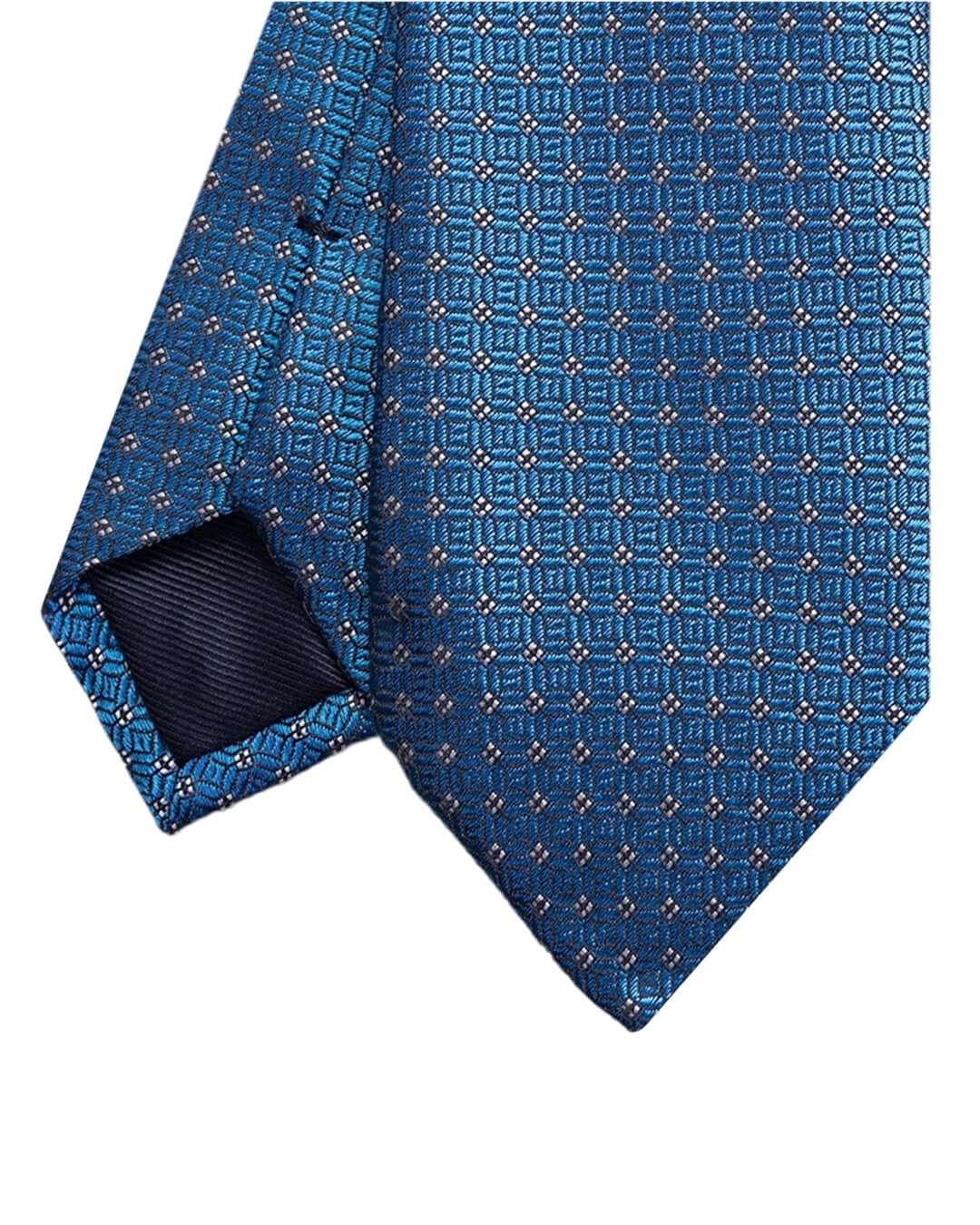 Gagliardi Ties One Size Gagliardi Turquoise Lattice Italian Silk Skinny Tie