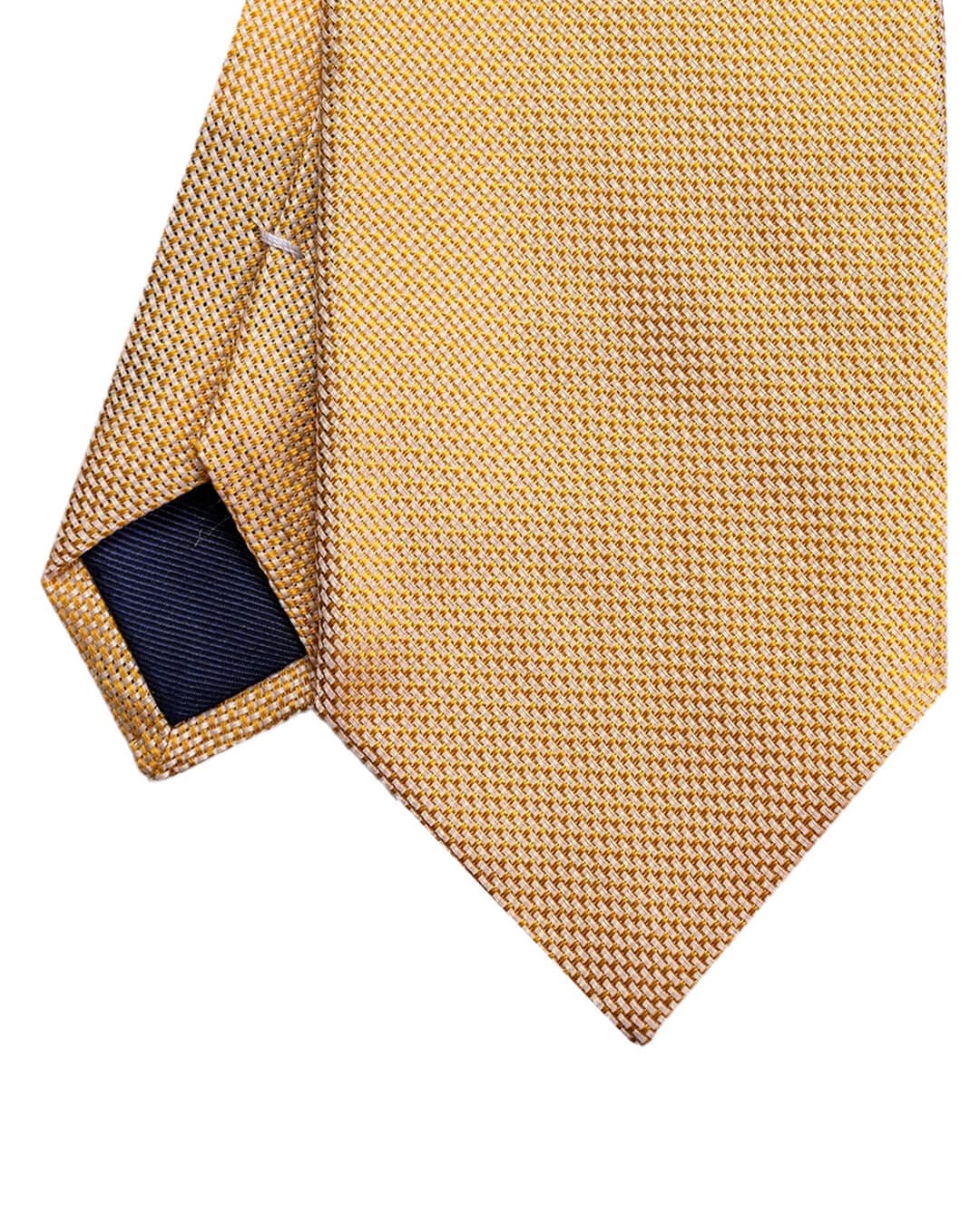 Gagliardi Ties One Size Gagliardi Yellow Basketweave Italian Silk Tie