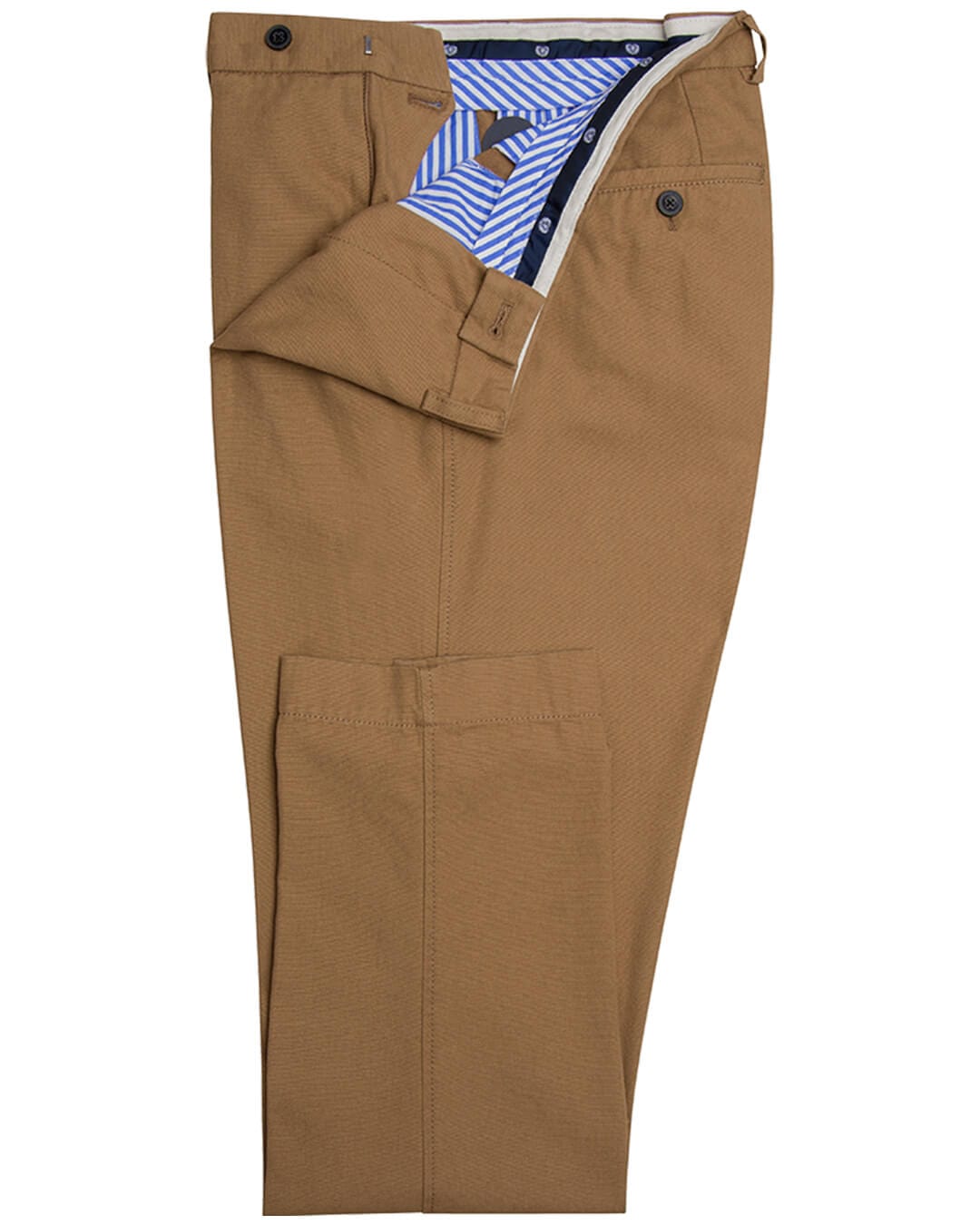 Gagliardi Trousers Gagliardi Camel Plain Cotton Trousers