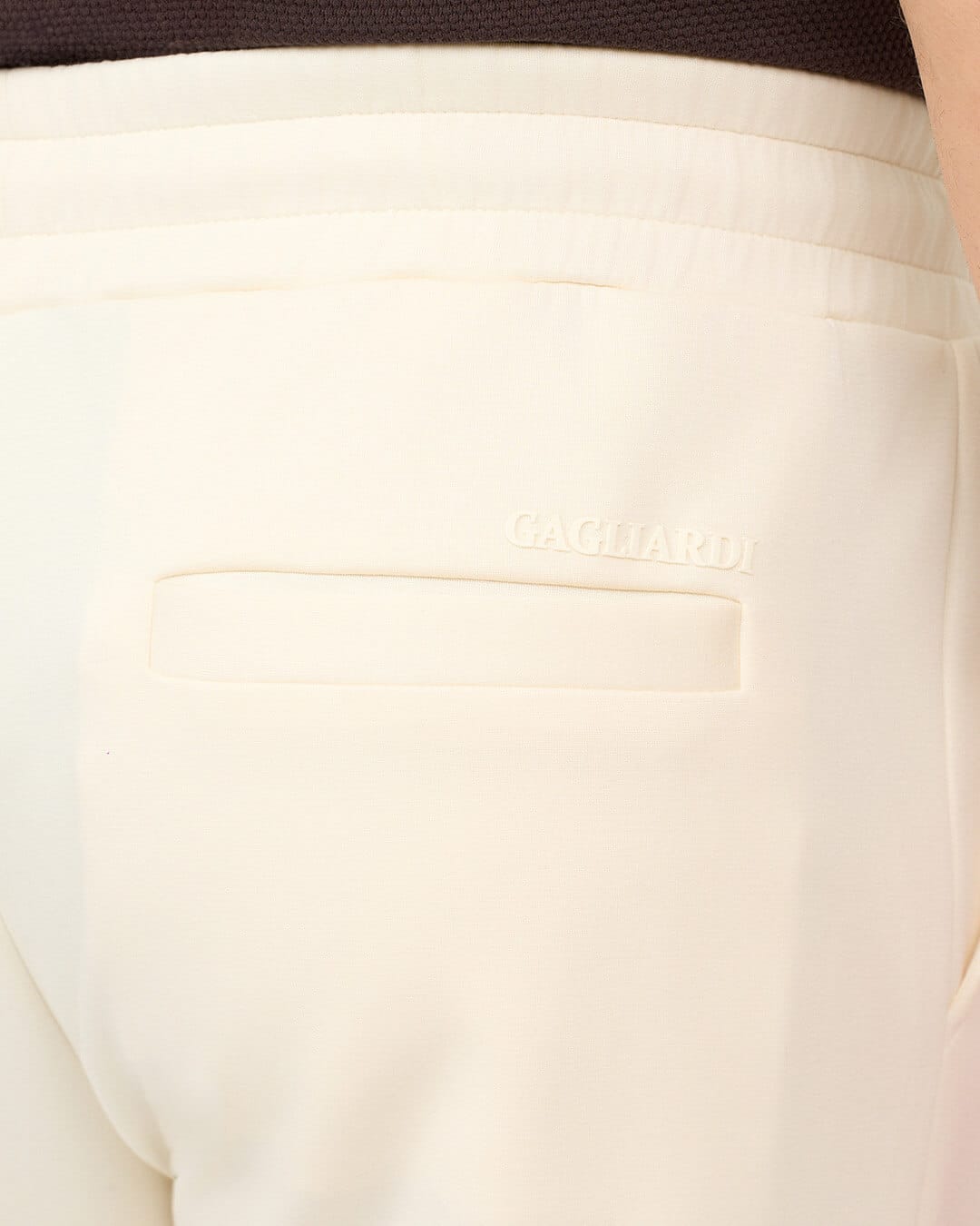 Gagliardi Trousers Gagliardi Ivory Joggers Interlock