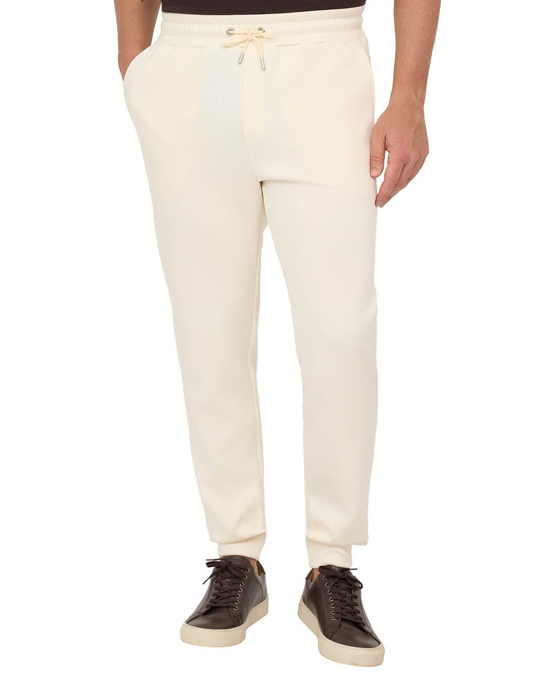 Gagliardi Trousers Gagliardi Ivory Joggers Interlock