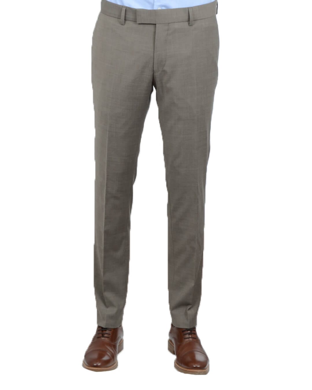 Gagliardi Trousers Gagliardi Light Brown Wool Blend Tropical Trousers