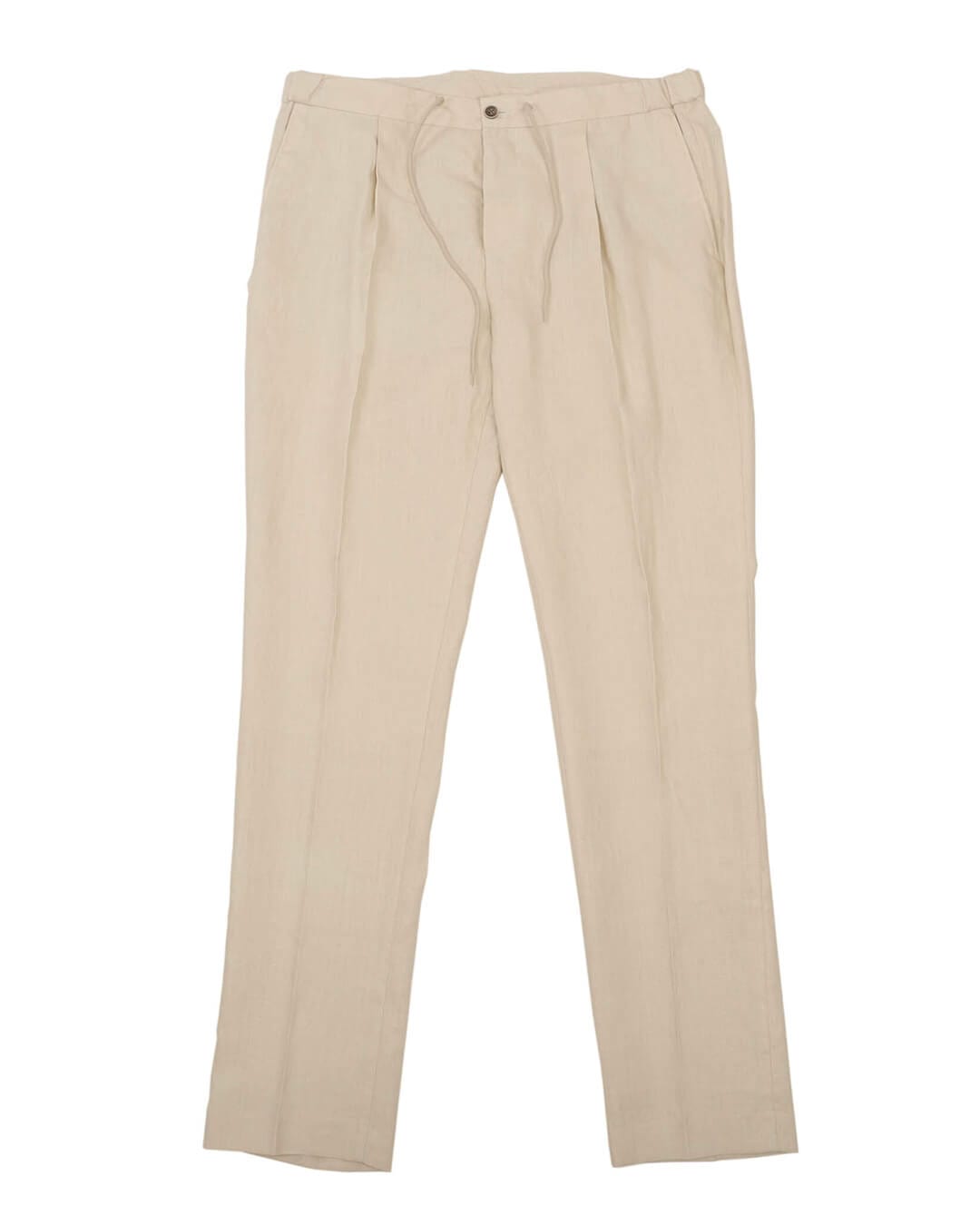 Gagliardi Trousers Gagliardi Stone Linen Drawstring Trousers