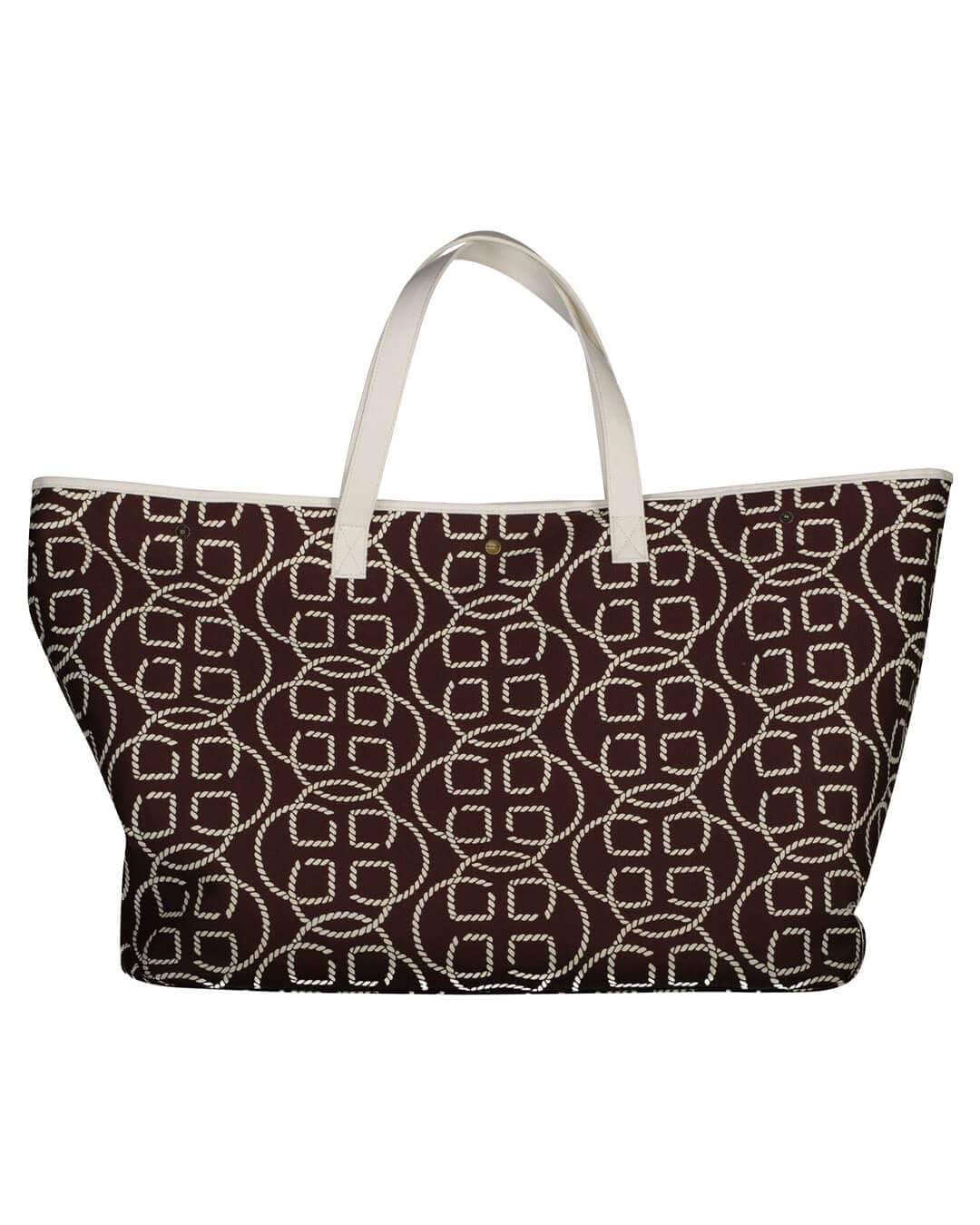 Gant Bags One Size Gant Brown Aop Canvas Beach Bag