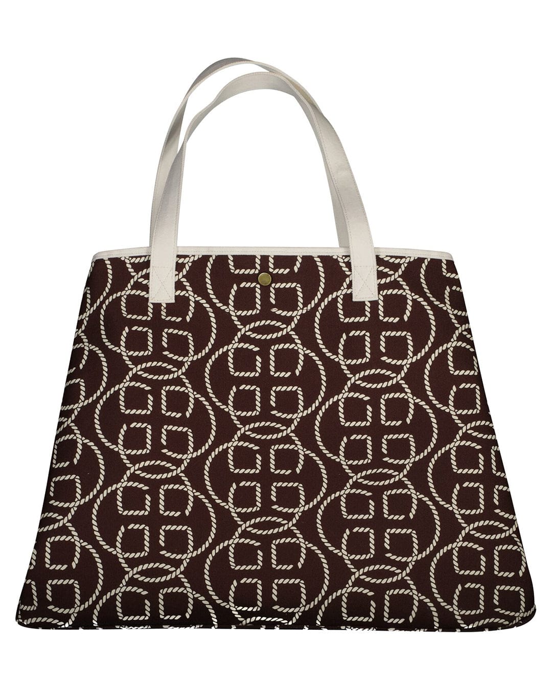 Gant Bags One Size Gant Brown Aop Canvas Beach Bag