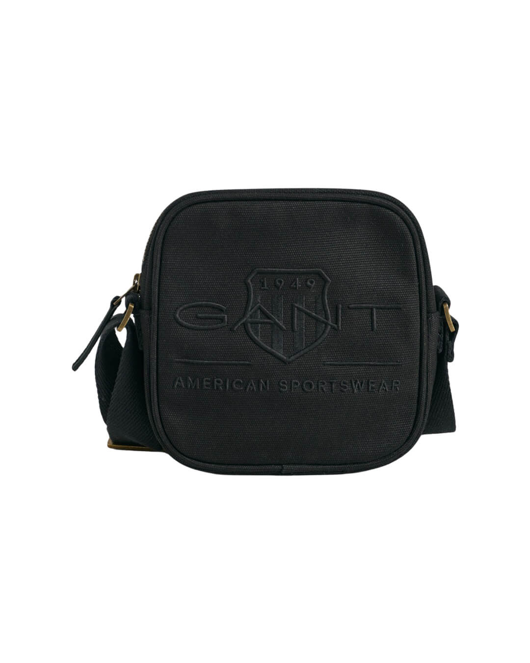 Gant Bags ONE Gant Ebony Black Tonal Shield Crossbody Bag