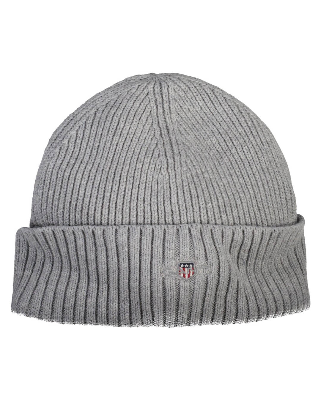 Gant Beanies ONE Gant Grey Cotton Blend Logo Beanie G093 Melange