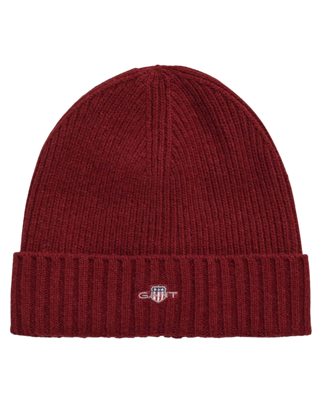 Gant Beanies ONE Gant Plumped Red Shield Wool Beanie