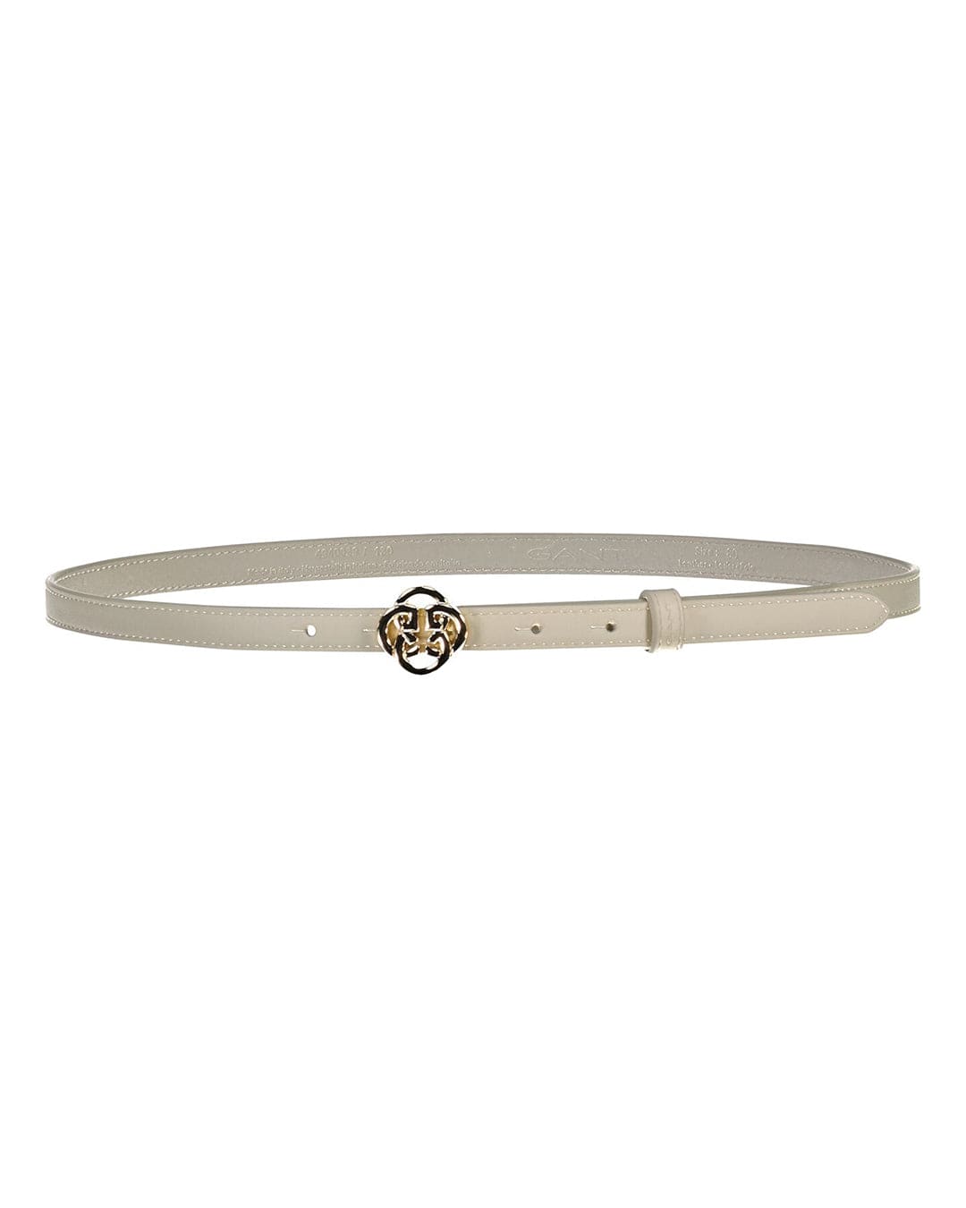 Gant Belts Gant Cream Monogram Buckle Belt