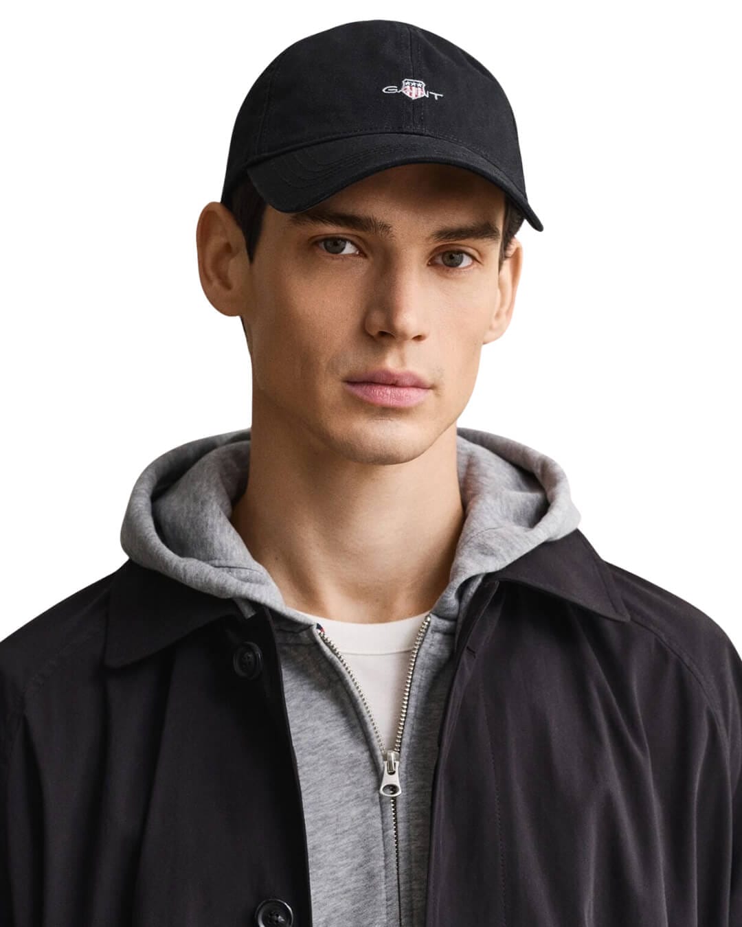 Gant Caps One Size Gant Black Shield Cotton Twill Cap